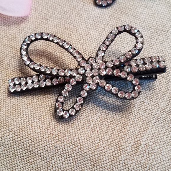 NWT Rhinestone Hair Barrette Set - Picture 3 of 6